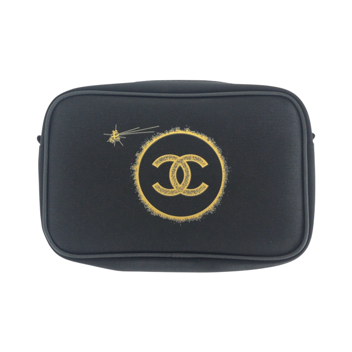 Chanel Canvas Coco Mark Pouch