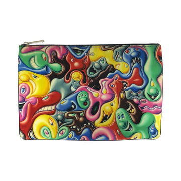 Dior Nylon Kenny Scharf Graphic Clutch Bag