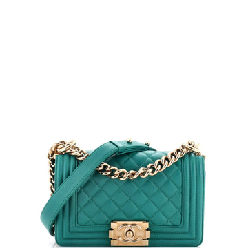 CHANEL Boy Flap Bag Quilted Lambskin Small