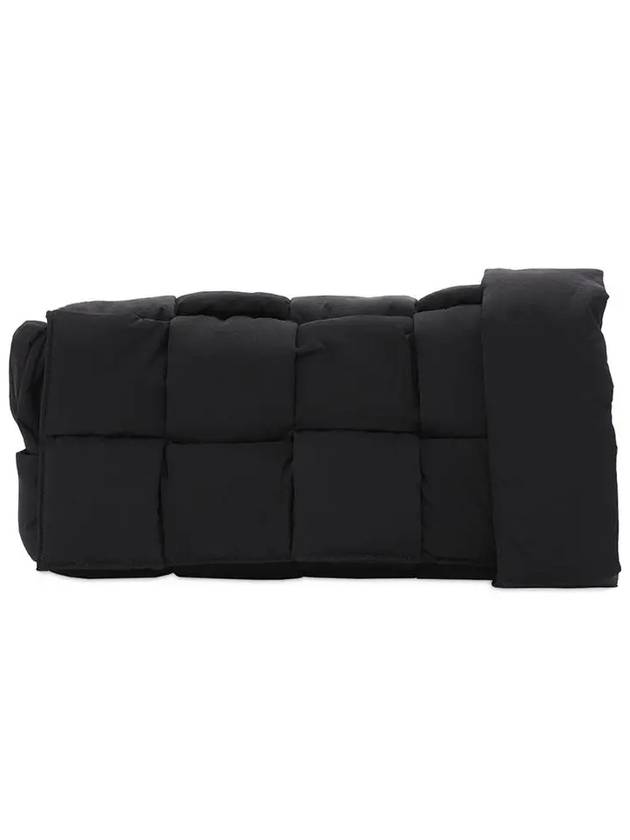 Bottega Veneta Padded Tech Cassette Cross Bag Black
