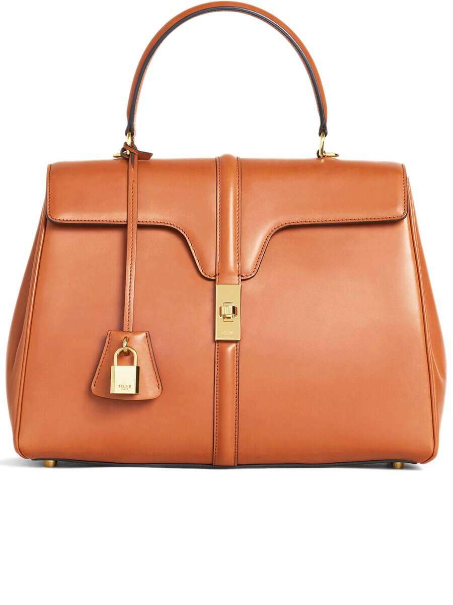 Medium 16 Bag in Tan Natural Calfskin