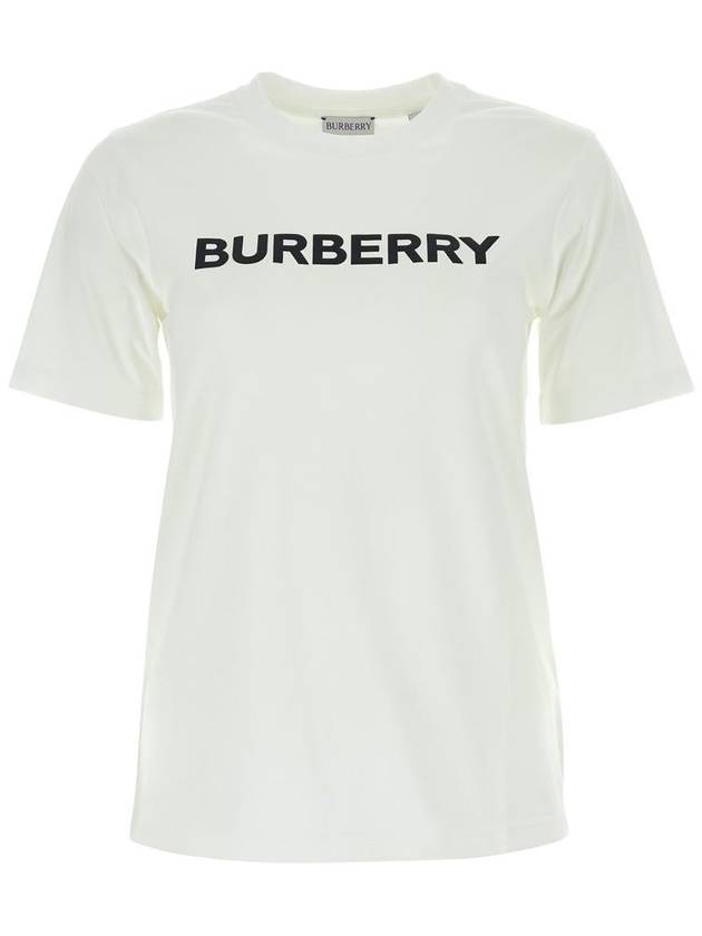 Burberry Logo Cotton Short Sleeve T-Shirt White