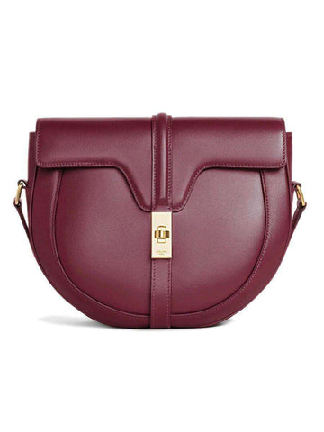 Besace 16 in Burgundy Satinated Calfskin