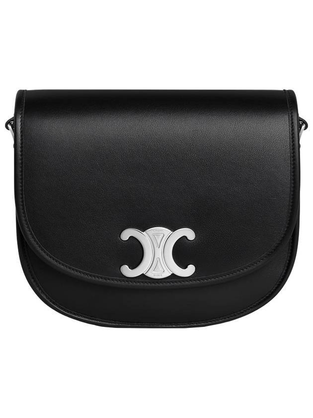 CELINE Medium Besace Triomphe Crossbody Bag Black