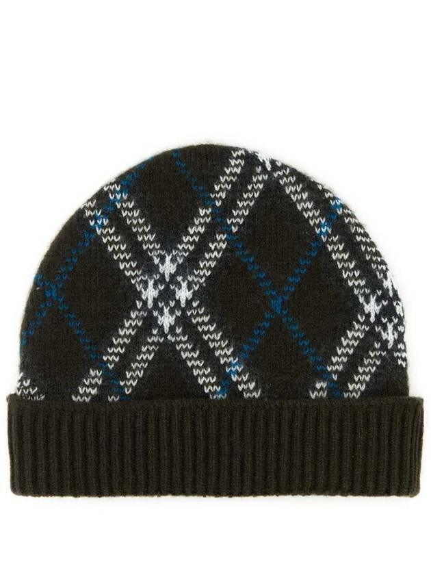Burberry Check Cashmere Beanie Snug