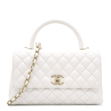 Chanel Caviar Quilted Medium Coco Handle Flap