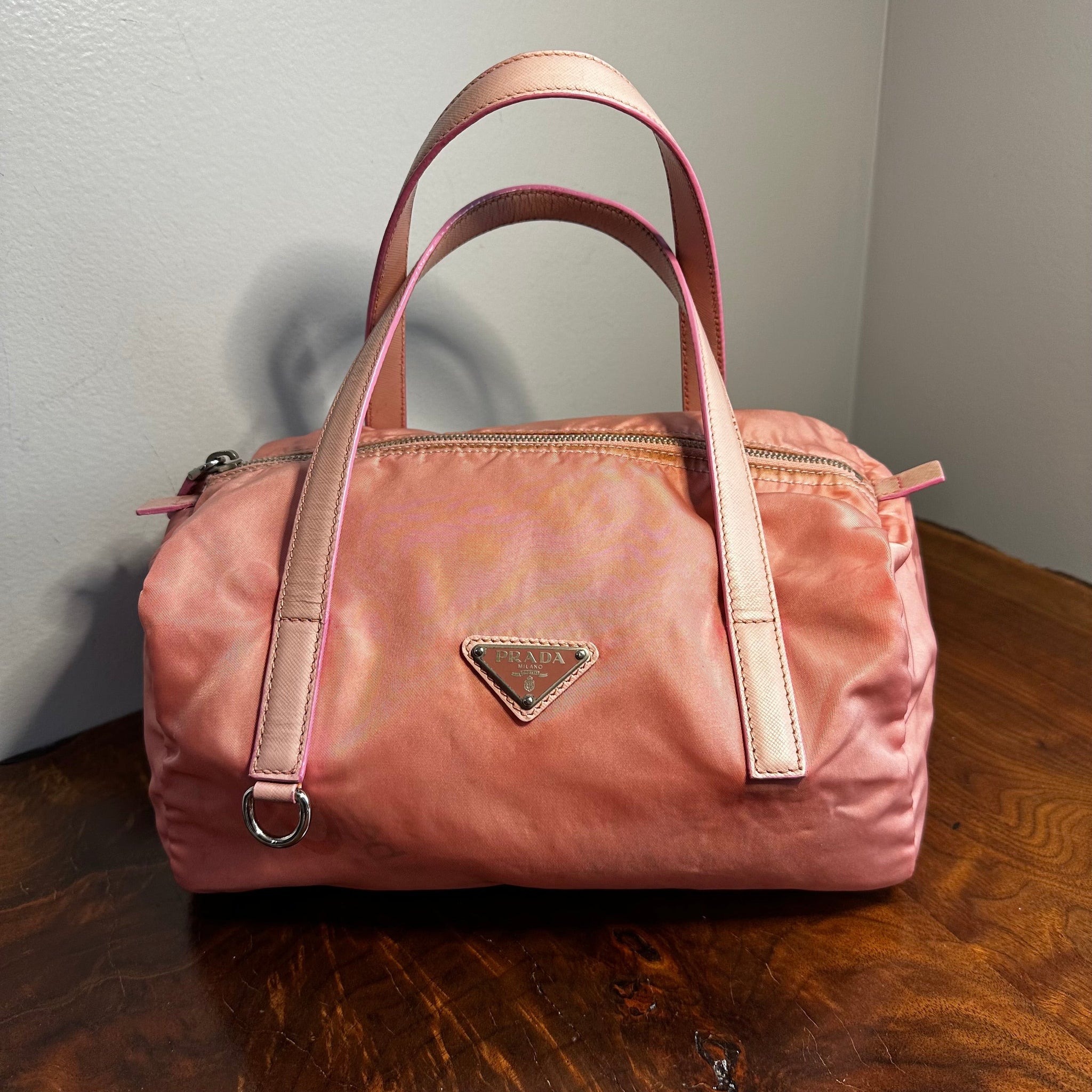 The Junco Tote -Prestige Totes Bags Prada in Peachy-Pink
