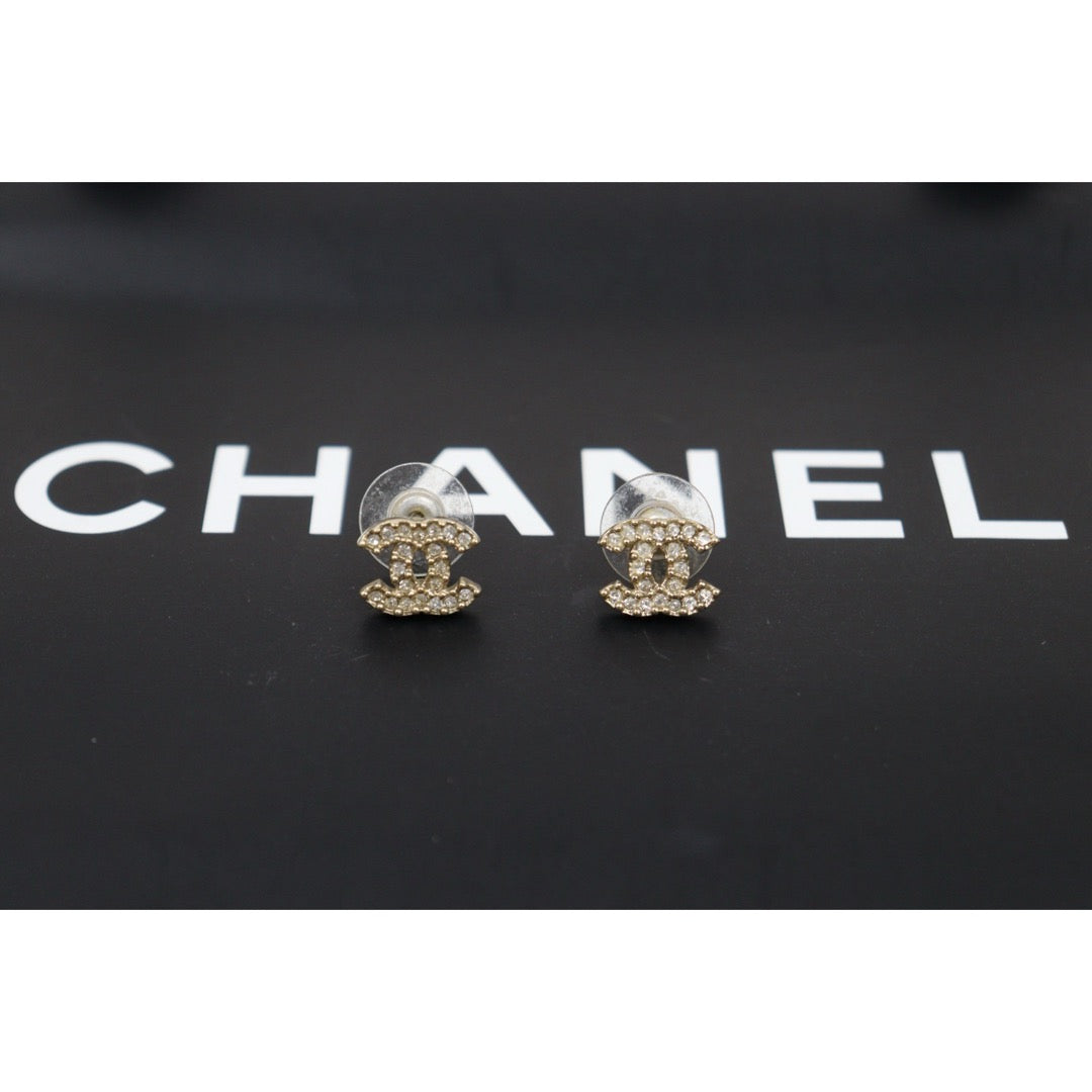 Very Good ( Rank A) ?CHANEL COCO Mark  Diamond Earrings ?V25052105