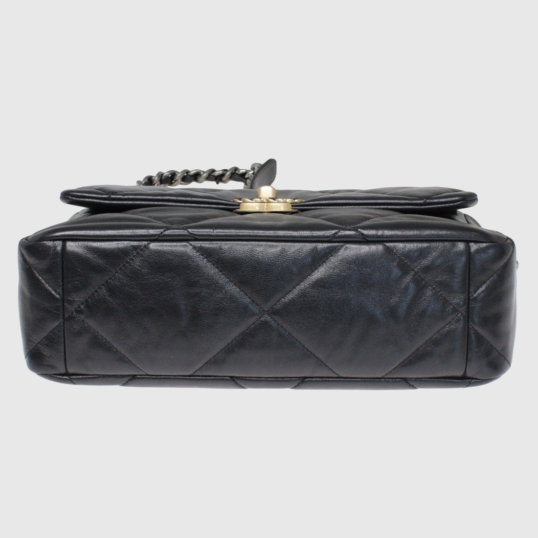 Black Large 19 Flap Bag