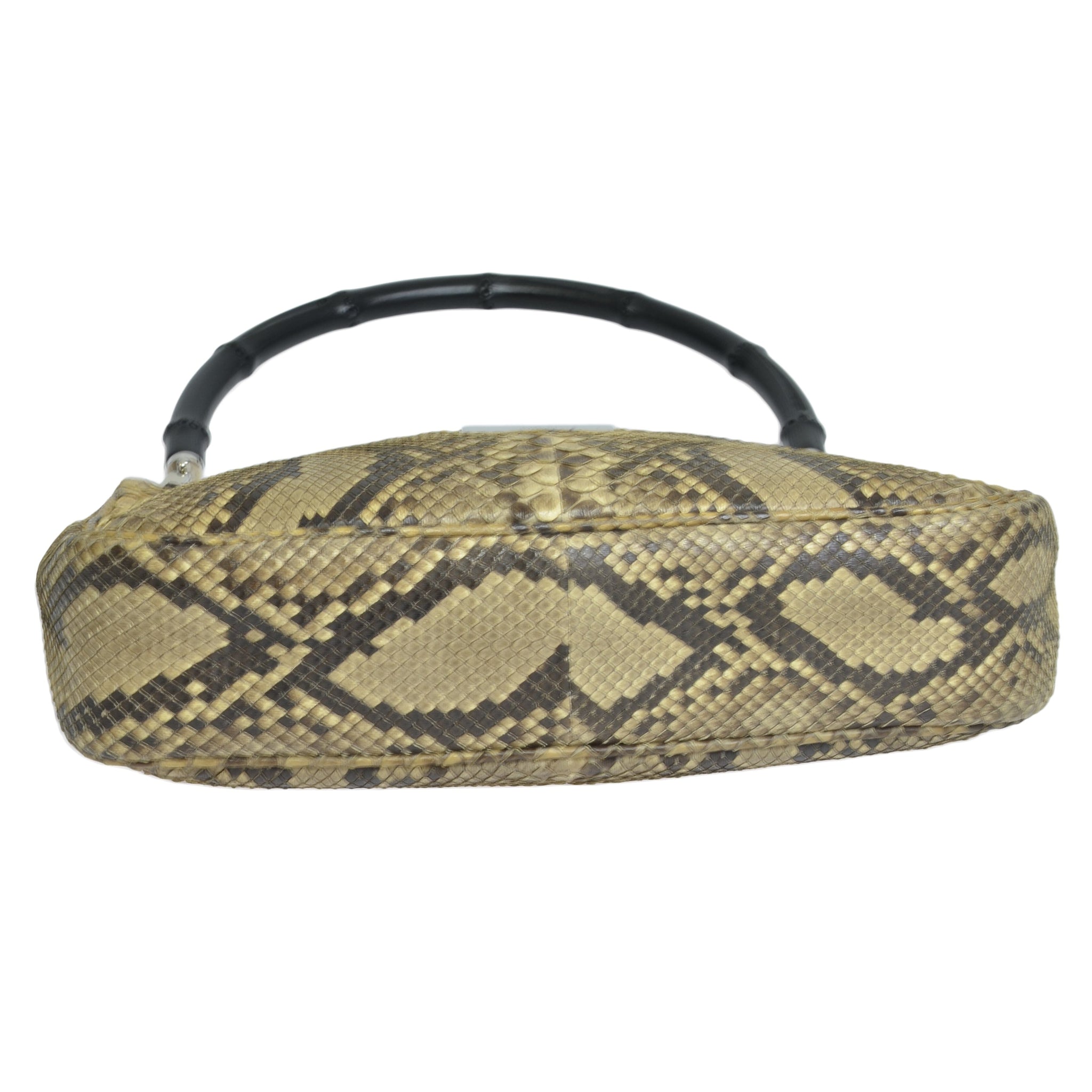 Beige Vintage Bamboo Shoulder bag