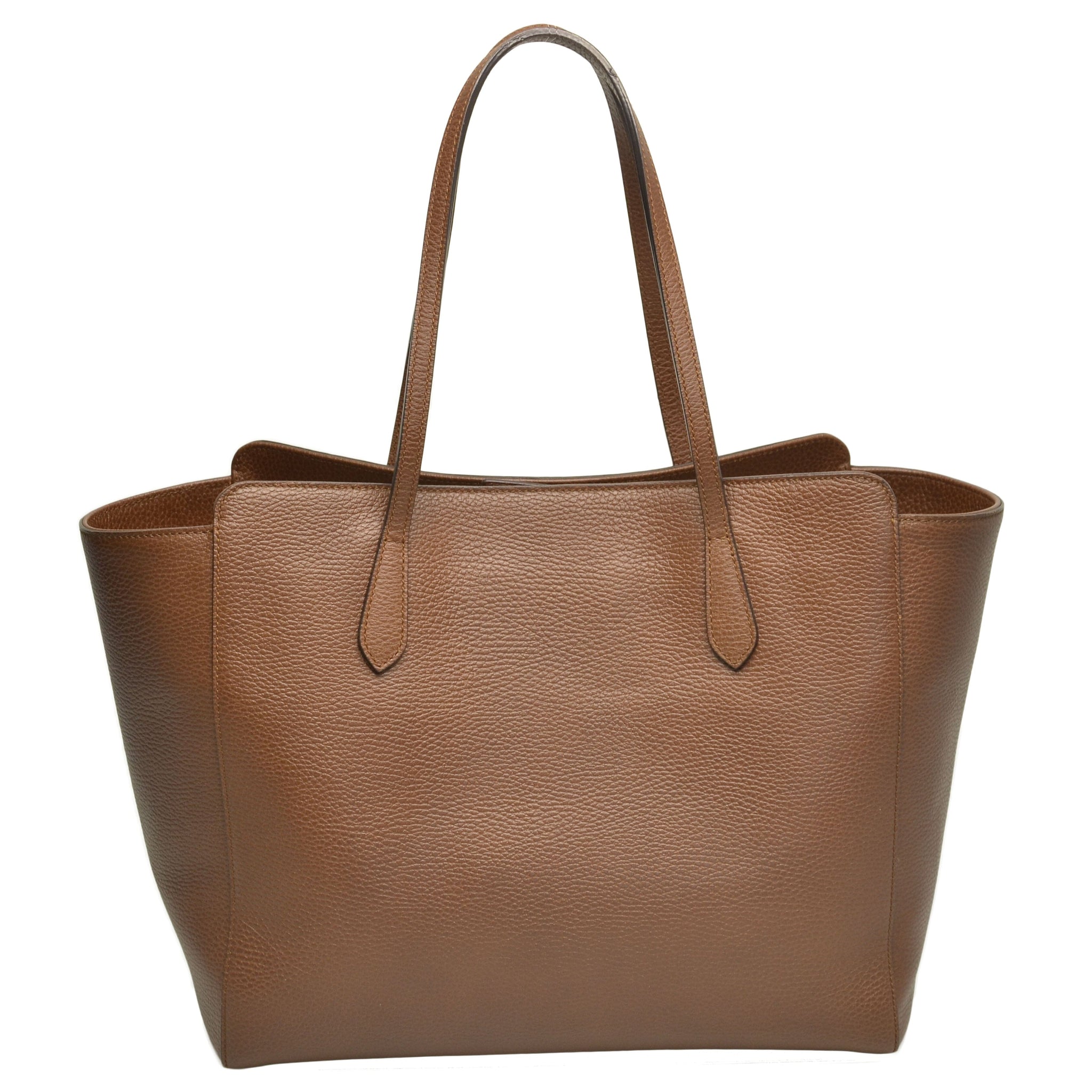 Brown Vintage Dollar Large Swing Shopper Tote Bag