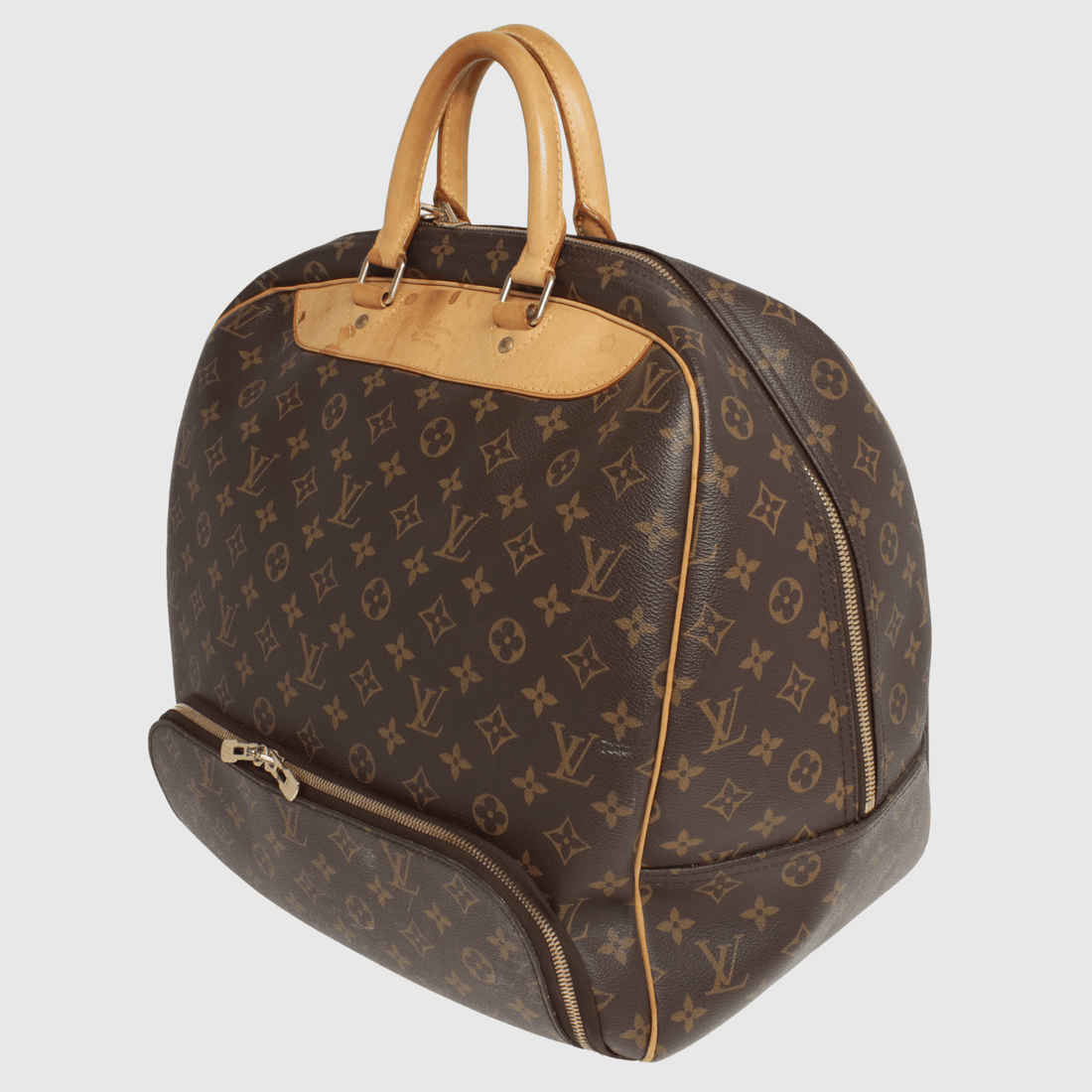 Brown Monogram Evasion Weekender Travel Handbag