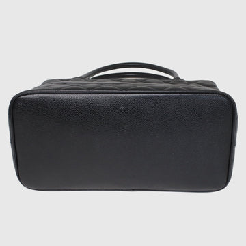 Black Vintage CC Medallion Tote Bag