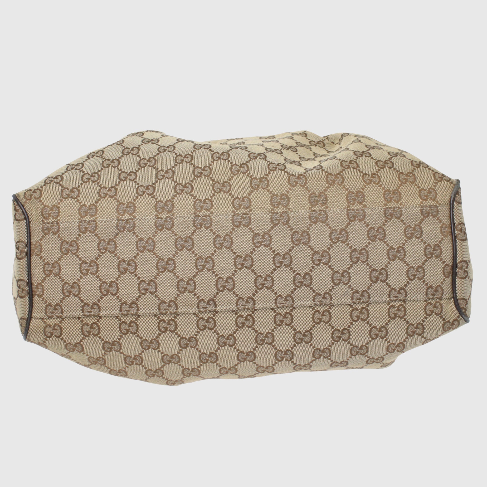 Brown Small GG Canvas Tote Bag