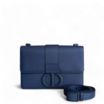 *Un* Dior 30 Montaigne - Grained Calfskin So Blue Hardware
