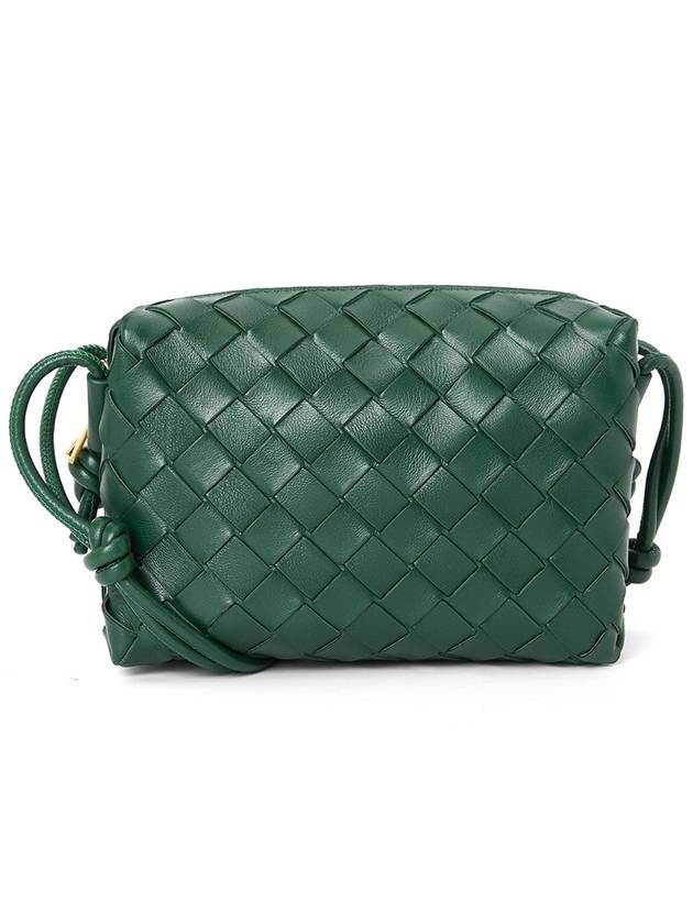 Bottega Veneta Loop Camera Mini Cross Bag Raintree