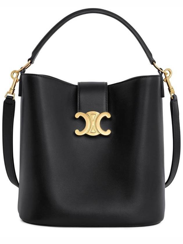CELINE Medium Louise Bag Smooth Calfskin Shoulder Bag Black