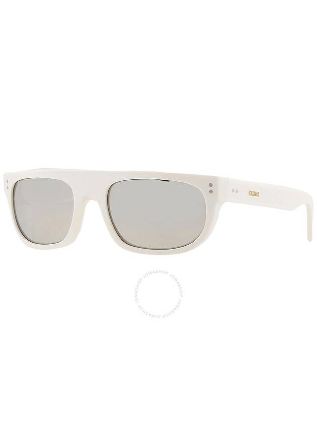 CELINE Celine Greyt Mirror Browline Unisex Sunglasses CL40101I 21C 56