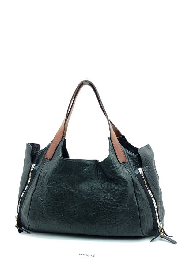 CELINE Vintage leather tote and shoulder bag
