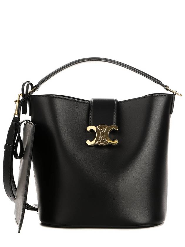 CELINE Medium Louise Bag Smooth Calfskin Shoulder Bag Black