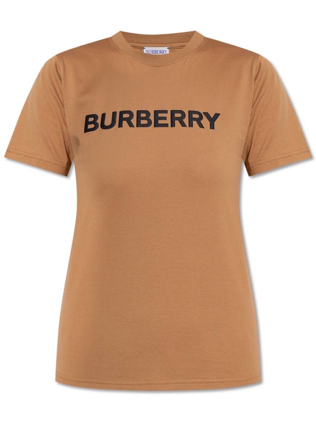 Burberry Logo Print T-Shirt Brown