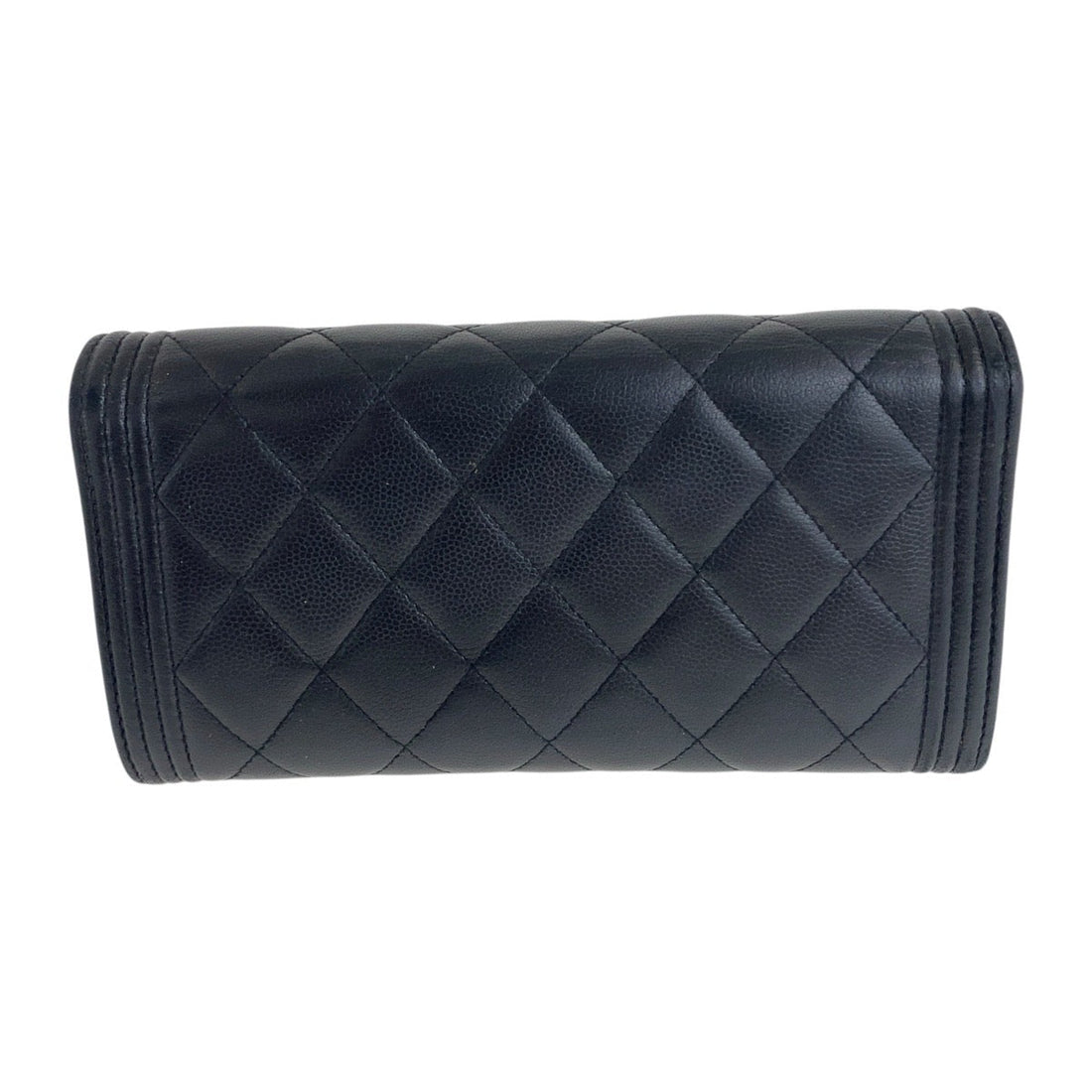 Chanel Boy Chanel Caviar Long Wallet