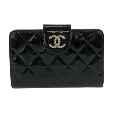 Chanel Brilliant Matelasse Patent Leather Compact Wallet