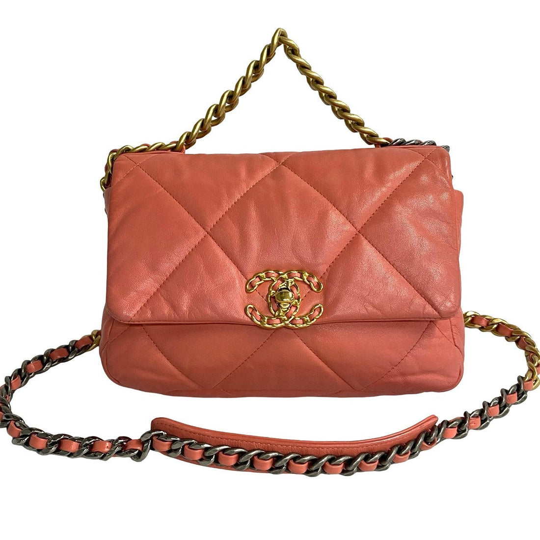 Chanel 19 Lambskin Shoulder Bag