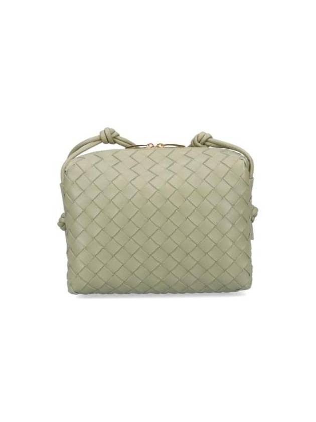 Bottega Veneta Loop Camera Small Cross Bag Travertine
