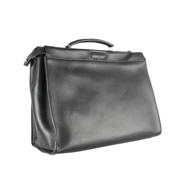 FENDI Black Peekaboo Iconic Fit Bag