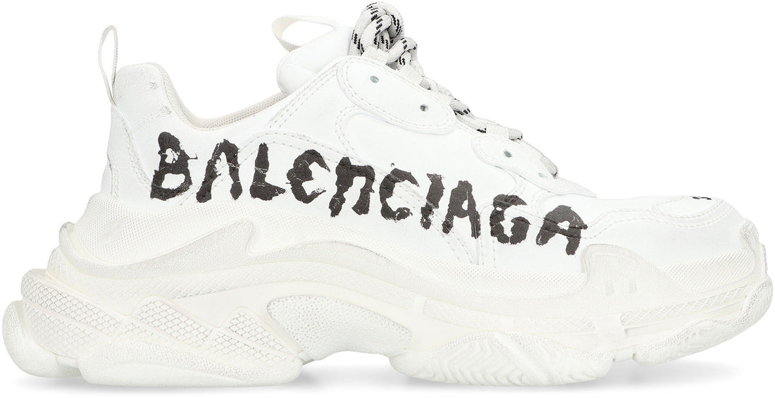 BALENCIAGA Low-Top Vintage Effect Sneakers for Women
