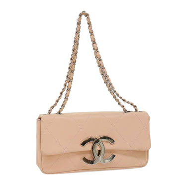 Top Quality Chanel Matelasse Chain Shoulder Bag Leather Pink CC Auth 53097