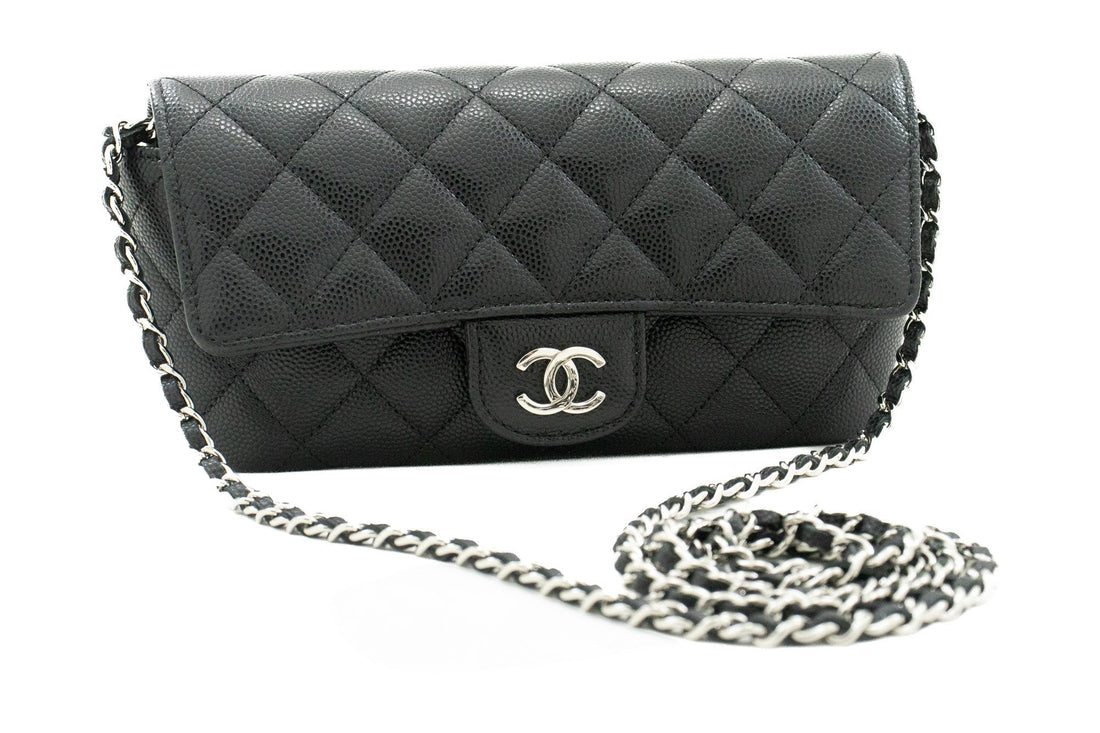 Top Quality Chanel New Phone Holder With Chain Bag Black Crossbody Clutch