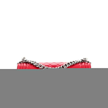 CHANEL Boy Flap Bag Quilted Lambskin Old Medium