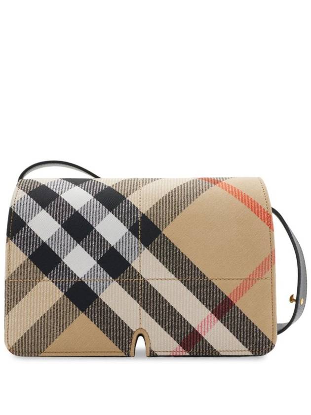 Burberry Snip Check Shoulder Bag Sand
