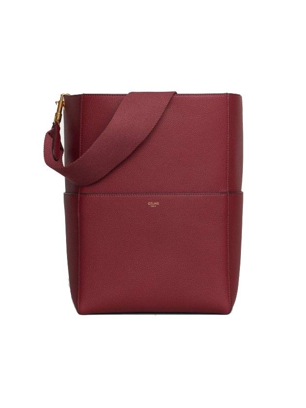 CELINE Single Bucket Bag Red