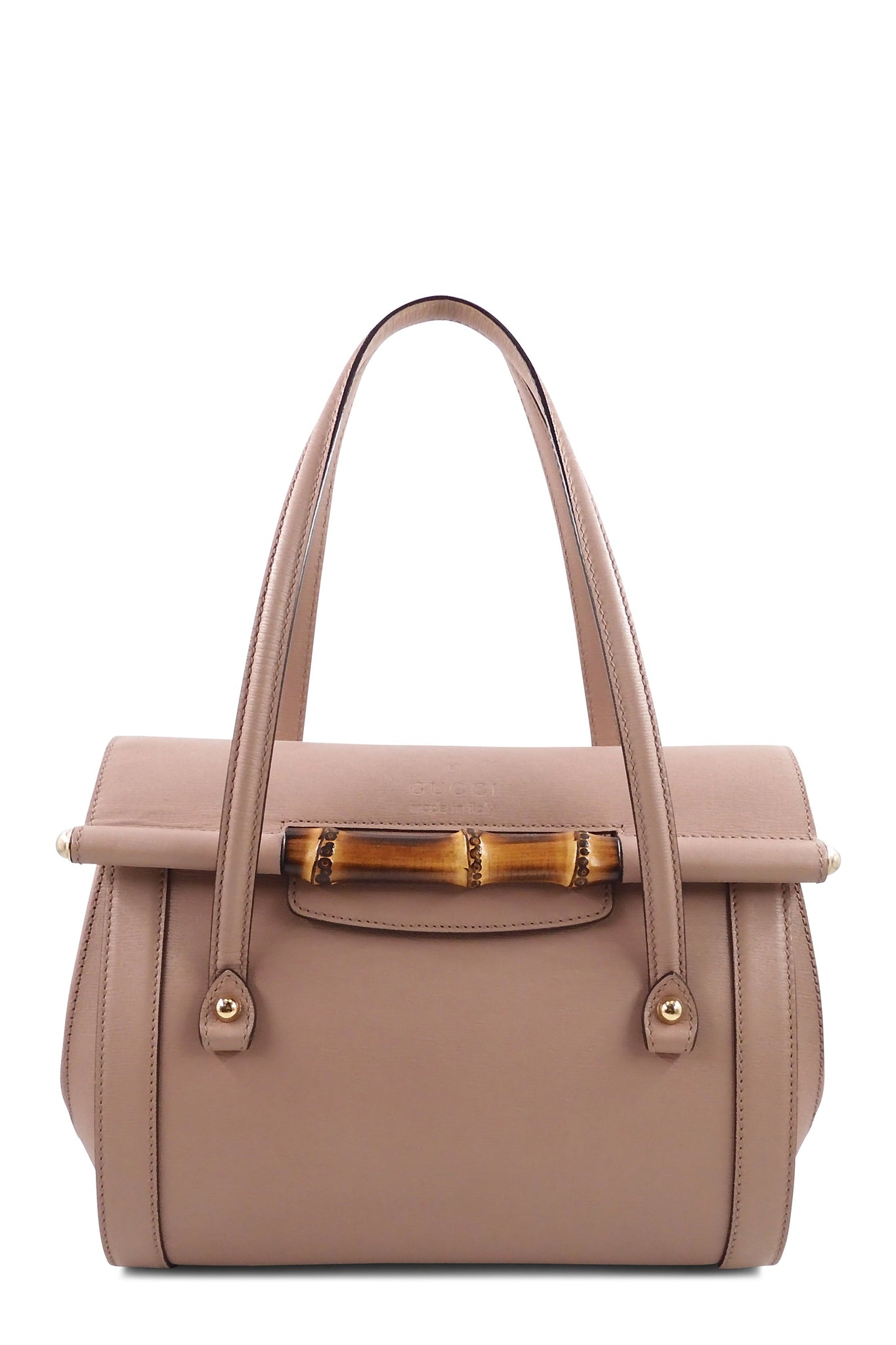 Large Bamboo Bullet Tote Pink