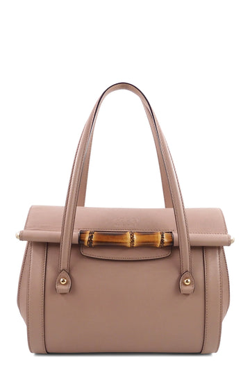 Large Bamboo Bullet Tote Pink