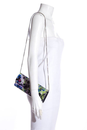 Jimmy Choo Floral Sweetie Acrylic Clutch