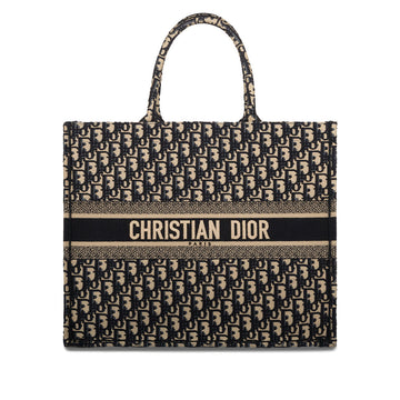 Christian Dior Oblique Canvas Book Tote