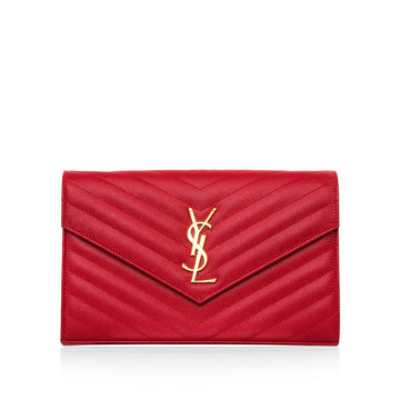 Yves Saint Laurent Monogram Wallet on Chain