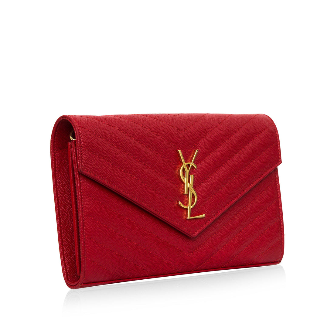 Yves Saint Laurent Monogram Wallet on Chain
