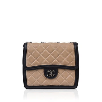 Chanel SS14 Black Trim Bag
