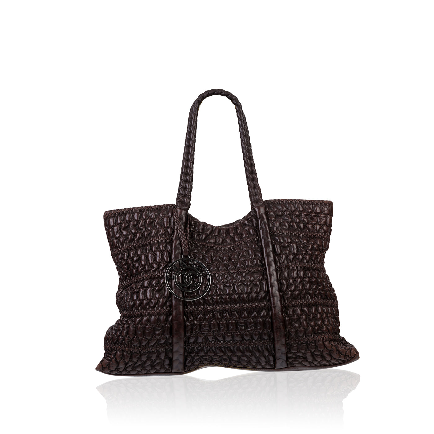 Chanel Interwoven leather tote