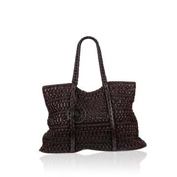 Chanel Interwoven leather tote