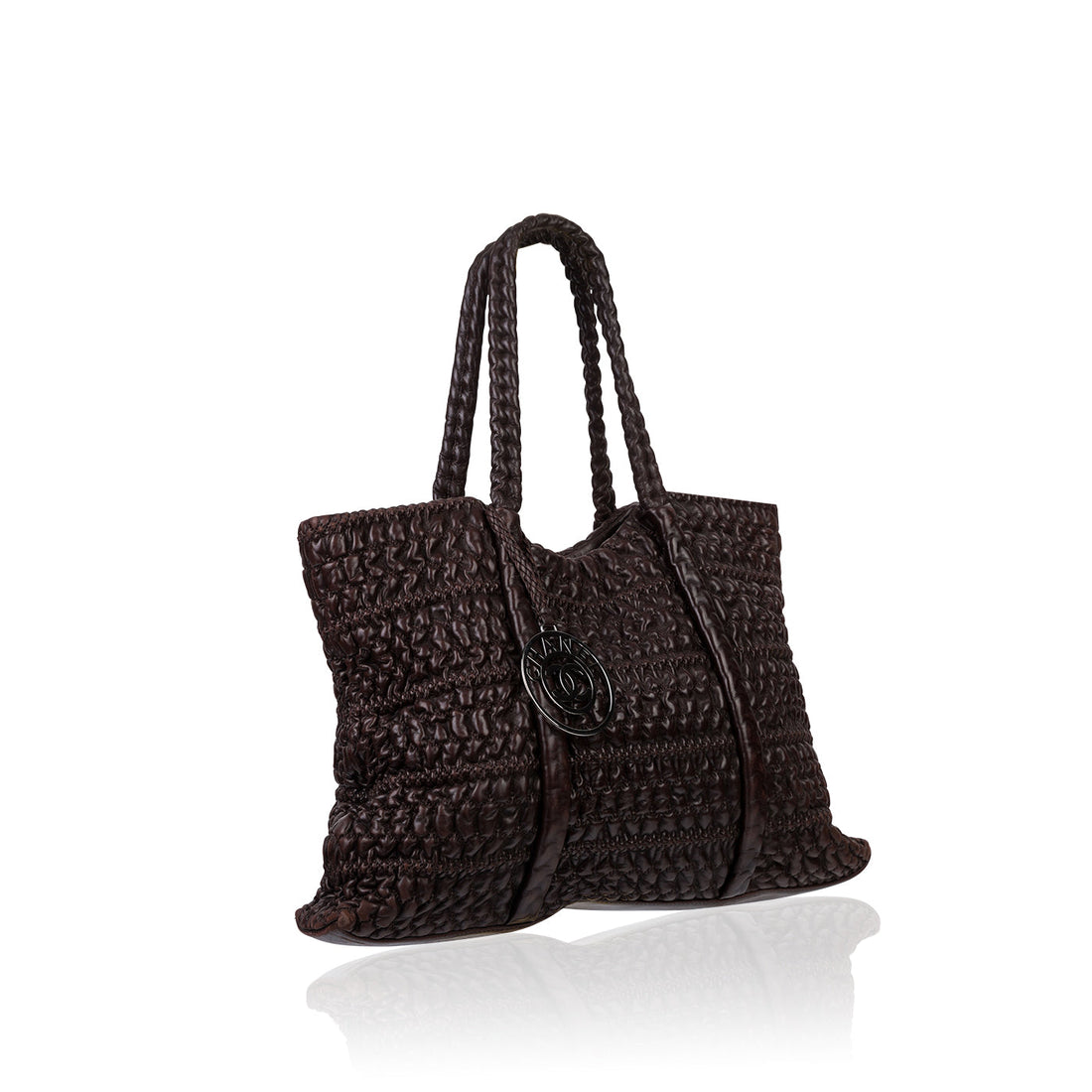 Chanel Interwoven leather tote