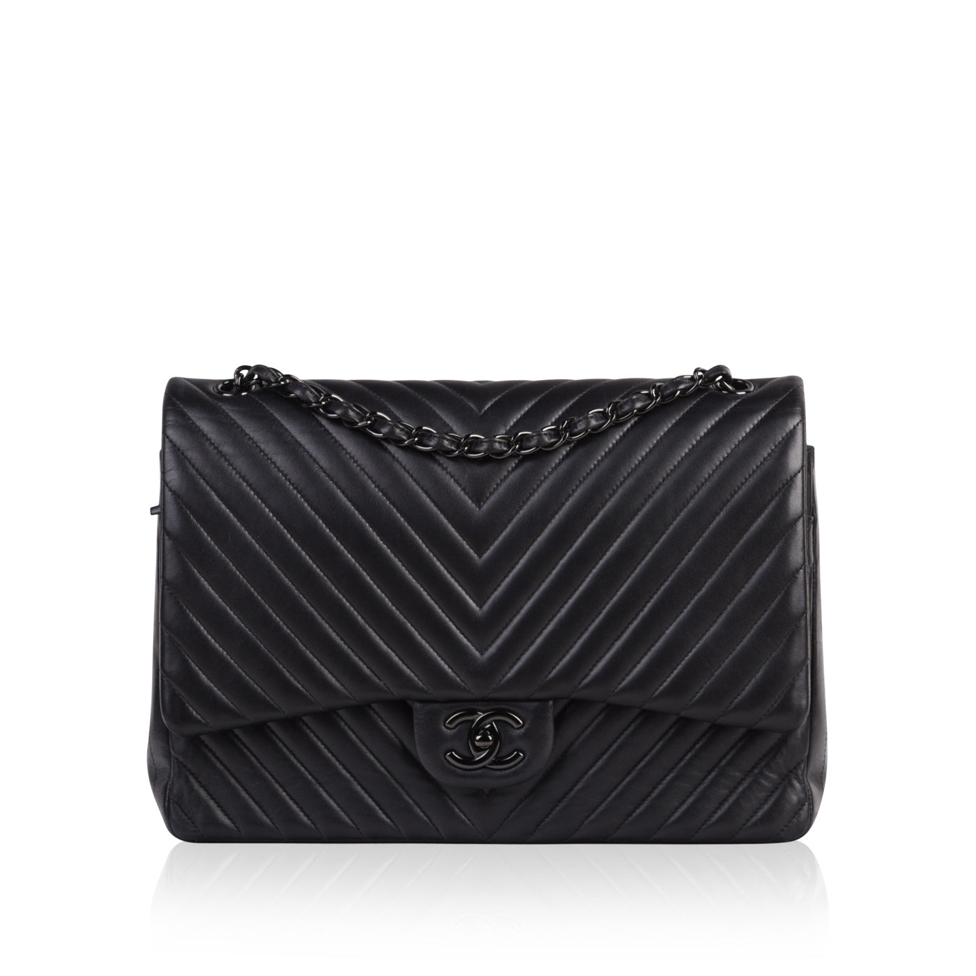 Chanel Classic Flap Maxi So Black