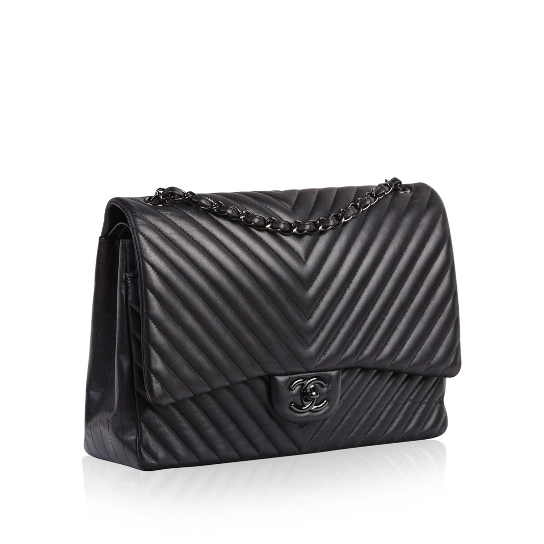 Chanel Classic Flap Maxi So Black