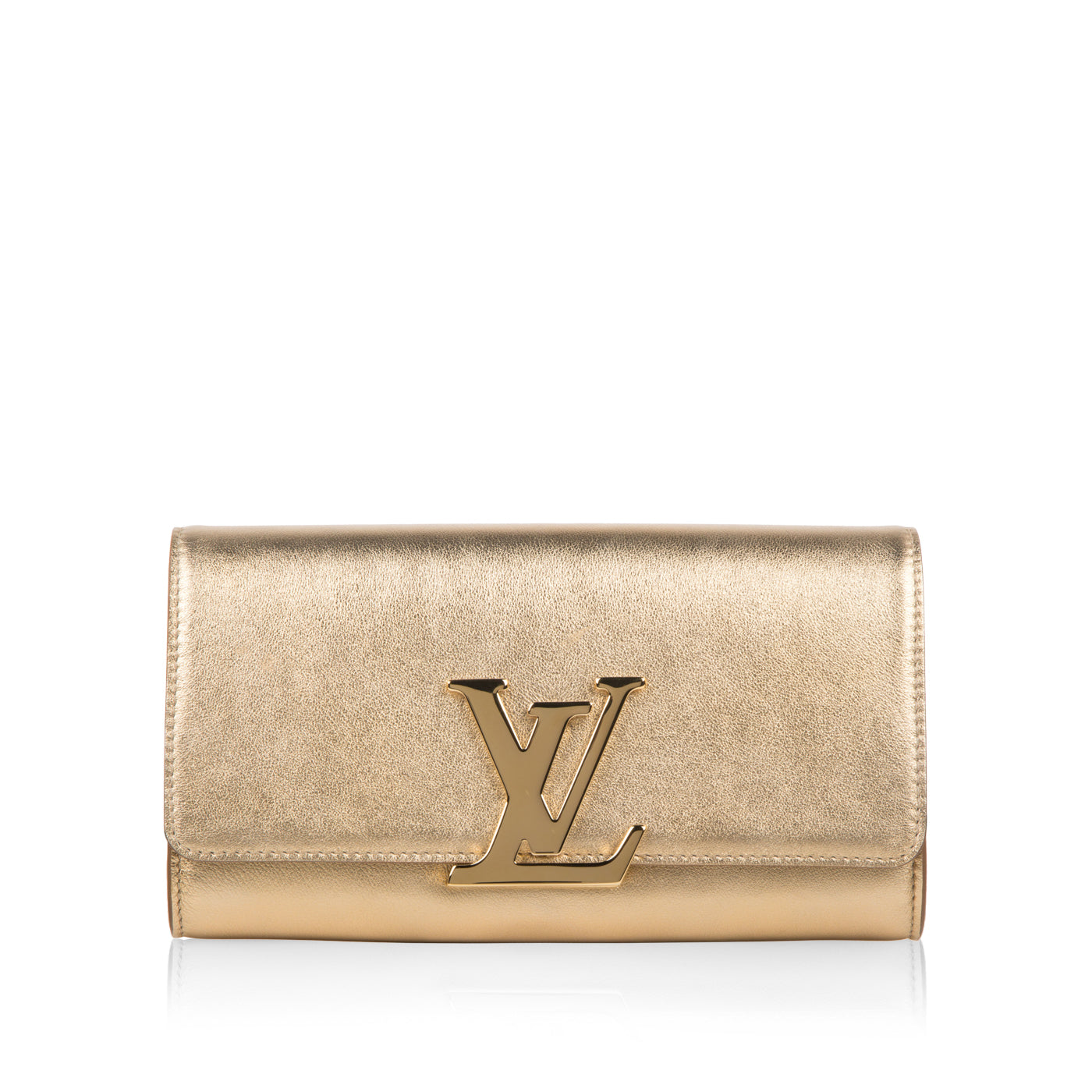 Louis Vuitton Gold Louise Clutch
