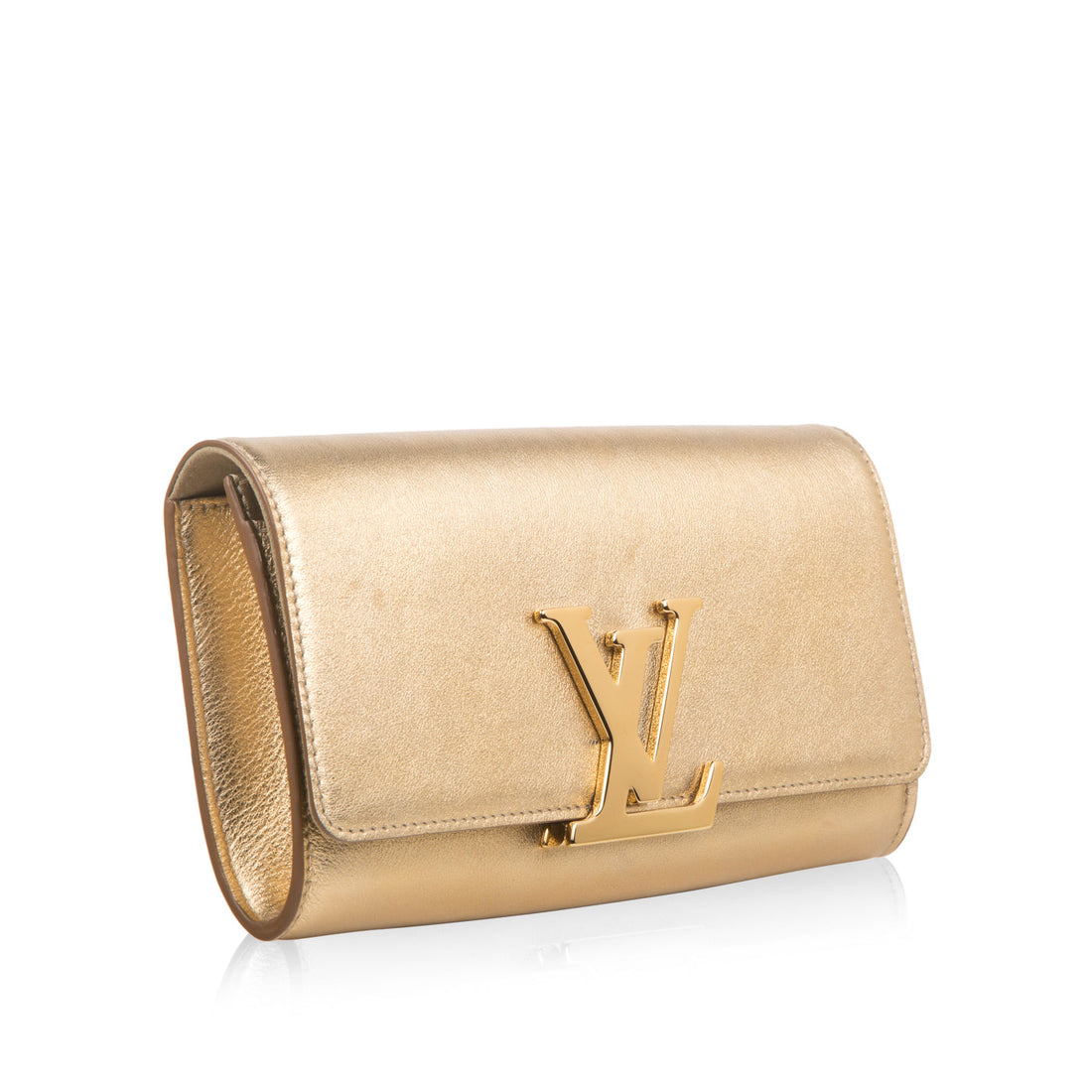 Louis Vuitton Gold Louise Clutch